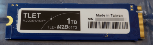 1TB M.2 SSD NVMe