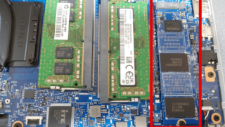 SSD 交換後