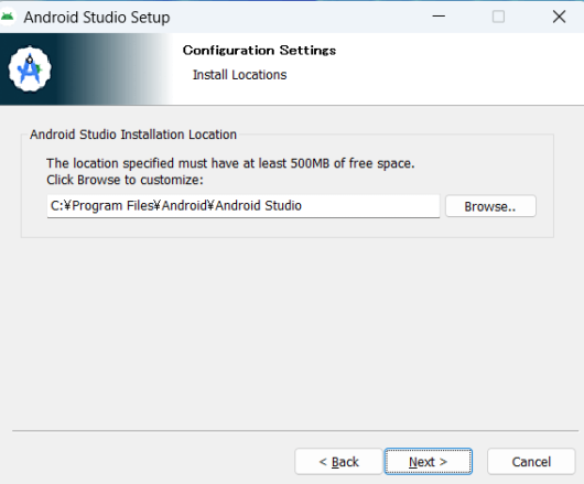 Android Studio Setup - Configure Settings
