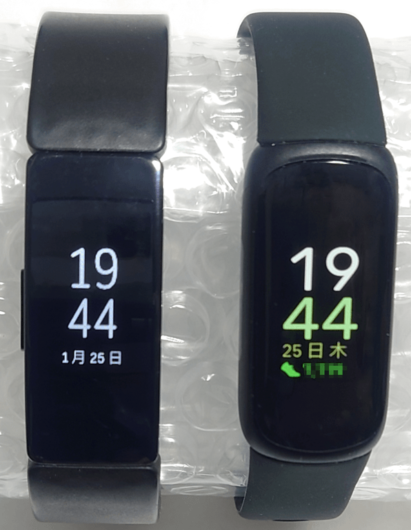 Fitbit Inspire と Inspire3 の比較