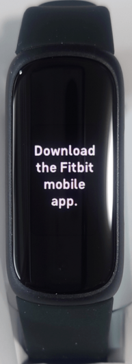 Fitbit Inspire 3 サイドのタッチボタンを触ると起動  3