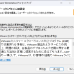 VMware Workstation Pro 17 セットアップ - ユーザエクスペリエンスの設定