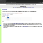 Clonezilla alternative stable のダウンロード選択
