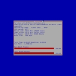 Clonezilla - クローン処理中の画面 Partclone - 4つ目のパーティション