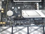 MSI MAG B760M MORTAR WIFI II 左下部コネクターなど