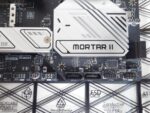 MSI MAG B760M MORTAR WIFI II 右下部コネクターなど