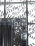 MSI MAG B760M MORTAR WIFI II 右上角 CPU_FAN コネクタ近辺