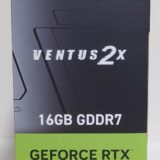 MSI GeForce RTX 5060 Ti 16G VENTUS 2X OC PLUS 箱側面