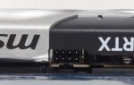 MSI GeForce RTX 5060 Ti 16G VENTUS 2X OC PLUS グラフィックスカード 保護シート除去後 補助電源端子