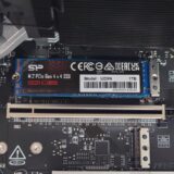 M.2 SSD を取り付けたところ