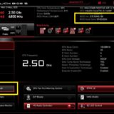 BIOS を起動後、現在のバージョンを確認して、M-Flash をクリック