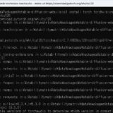 PyTorch のインストール時のコンソールの出力
