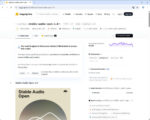 Hugging Face の Stable Audio Open のページ