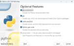 Python 3.10.11 Setup - Customized Installation - Optional Features