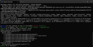 Whisper と一緒にインストールされた Pytorch をアンインストール