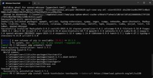 CUDA 12.8 に対応した Pytorch をインストール