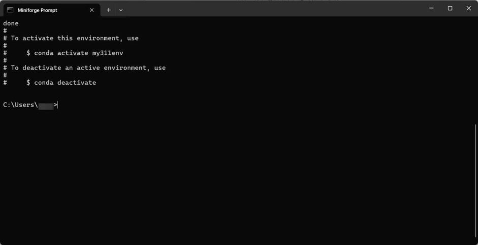 3-3. Conda による仮想環境 (Miniforge で行う) | アプつ