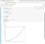 Notebook - グラフを記載するサンプル - Notebook 内に表示
