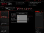 PCE_E1 Gen Mode を Gen5 に変更