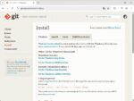 Git - Windows 版のインストーラをダウンロード