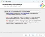 Git - デフォルトエディタの選択