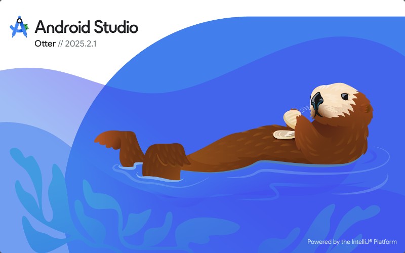 Android Studio Otter | 2025.2.1 起動画面