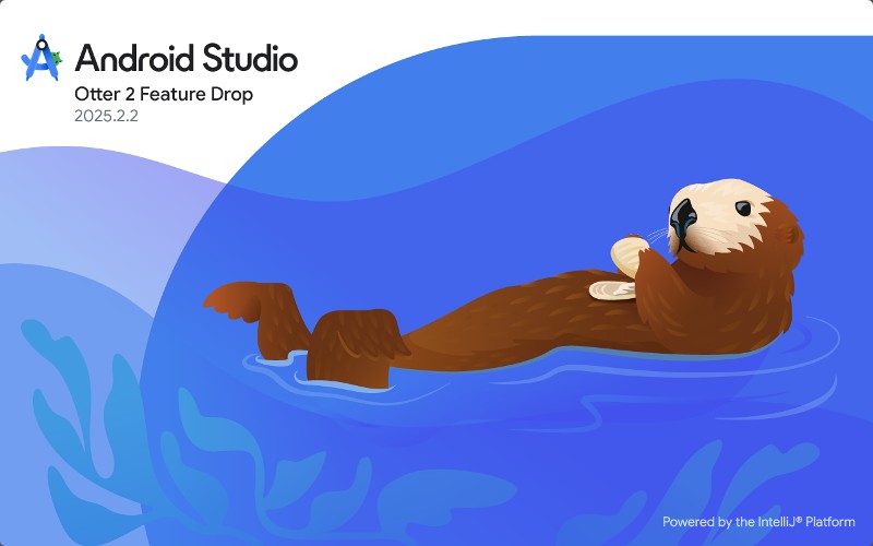 Android Studio Otter 2 Feature Drop | 2025.2.2 起動画面
