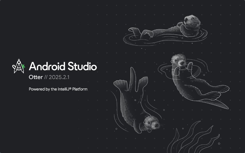 Android Studio Otter | 2025.2.1 プレビューリリース版 起動画面