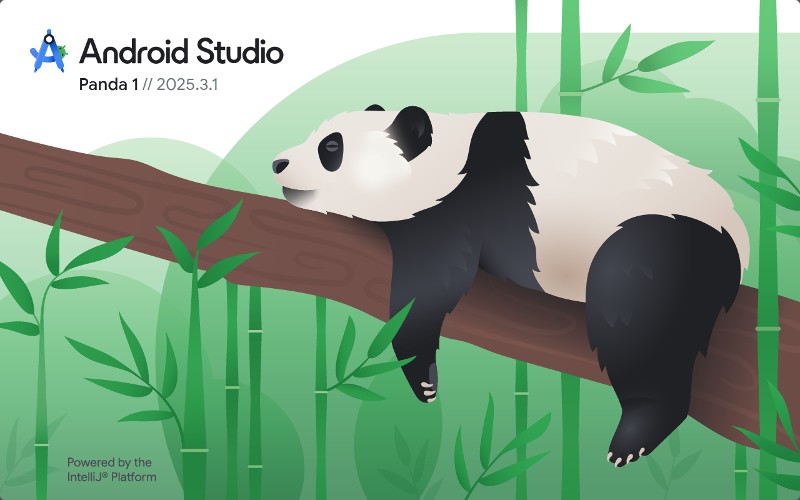 Android Studio Panda 1 | 2025.3.1 起動画面