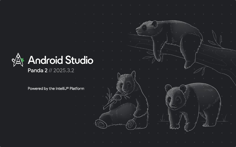 Android Studio Panda 2 | 2025.3.2 プレビューリリース版 起動画面