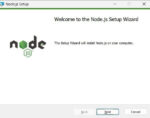 Node.js インストーラ