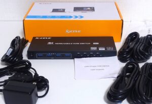 KCEVE KVMスイッチ KVM401A 内容品